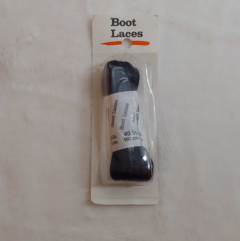 NWT Boot Laces color black 40 inches